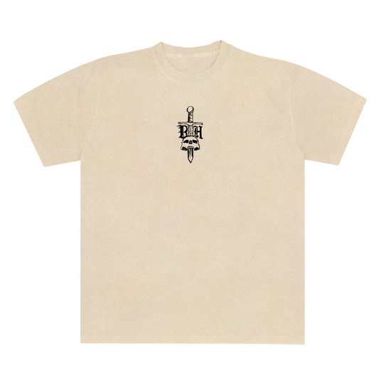 BTH SKULL CREAM TEE